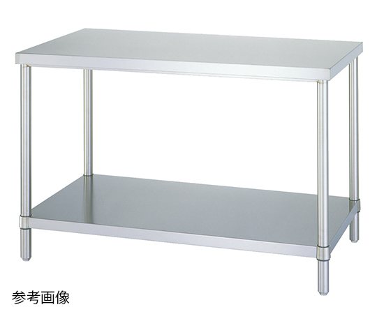 Shinko Co., Ltd WB-7560 Stainless Steel Workbench (Plain Board Type) 600 x 750 x 800mm